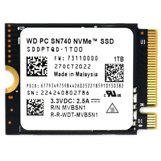 Western Digital SN730 SSD (2230) for Handheld PC