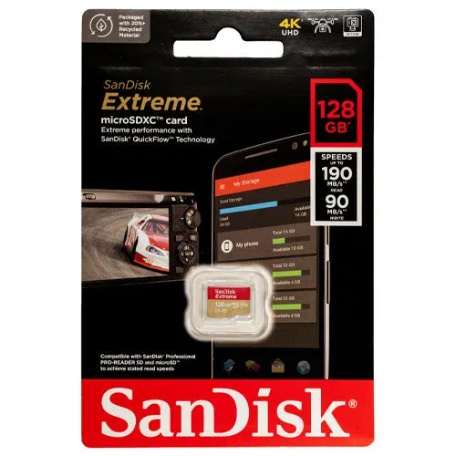 Sandisk Extreme Micro SD Card 128GB