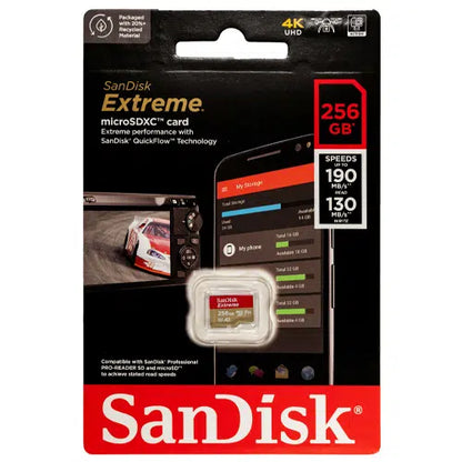 Sandisk Extreme Micro SD Card 256GB