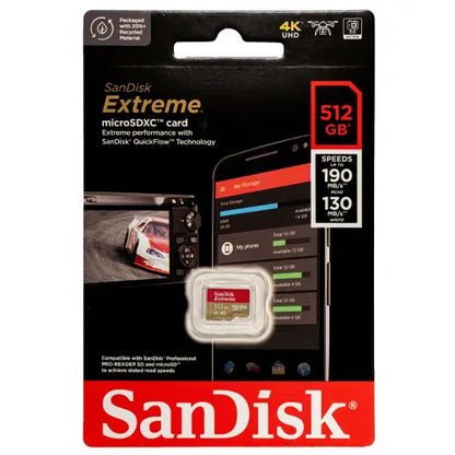 Sandisk Extreme Micro SD Card 512GB