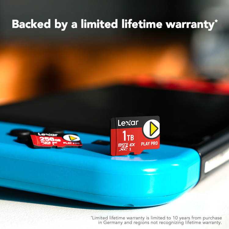 Lexar Pro Play microSDXC™ Express Card 1TB for Nintendo Switch 2