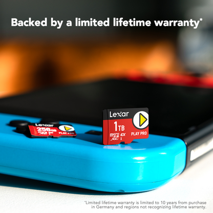 Lexar Pro Play microSDXC™ Express Card 1TB for Nintendo Switch 2