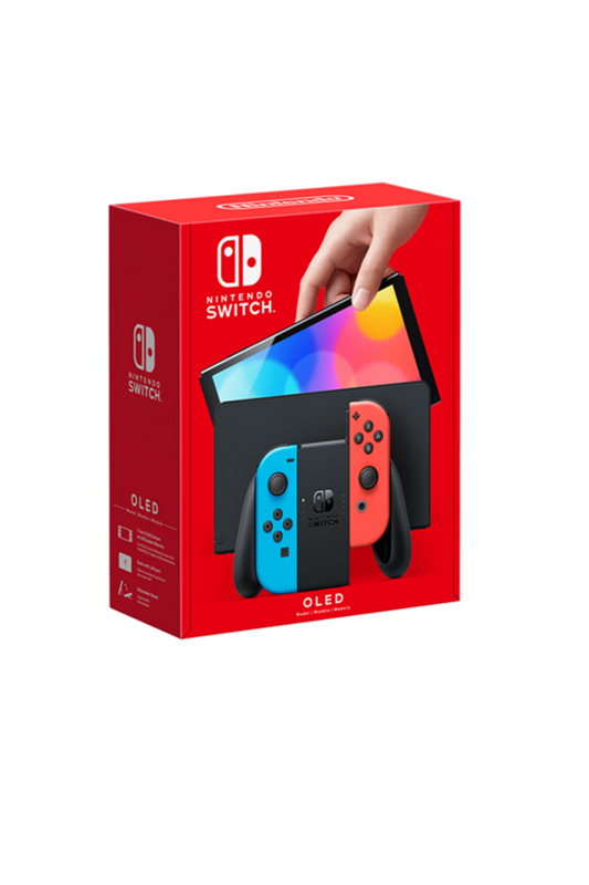 Nintendo Switch OLED  Neon Red/Neon Blue Joy-Con (Jailbreak)