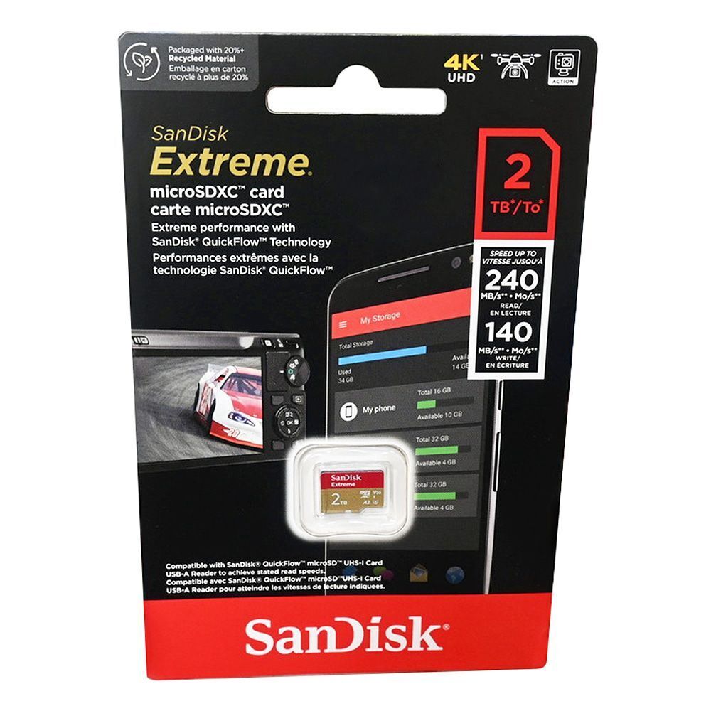 Sandisk Extreme Micro SD Card 2TB